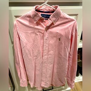 LOT of 3 Ralph Lauren mens medium button down polos! Great condition!